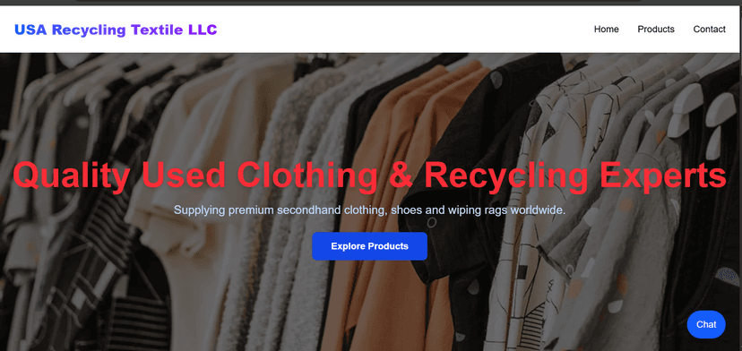 Textile Demo Website